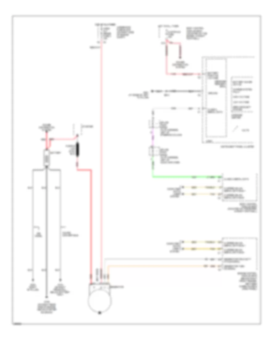 Charging Wiring Diagram for Chevrolet Corvette Z06 2007