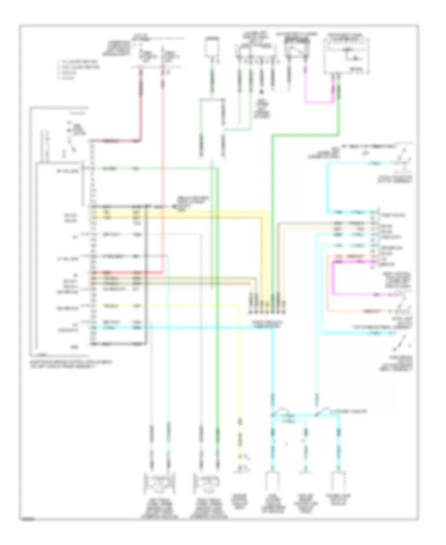 Anti Lock Brake Wiring Diagram without JL4 for Chevrolet Silverado HD 2007 2500