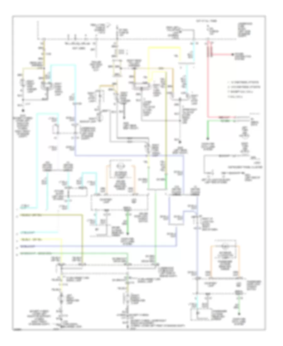 Exterior Lamps Wiring Diagram 2 of 2 for Chevrolet Tahoe 2011