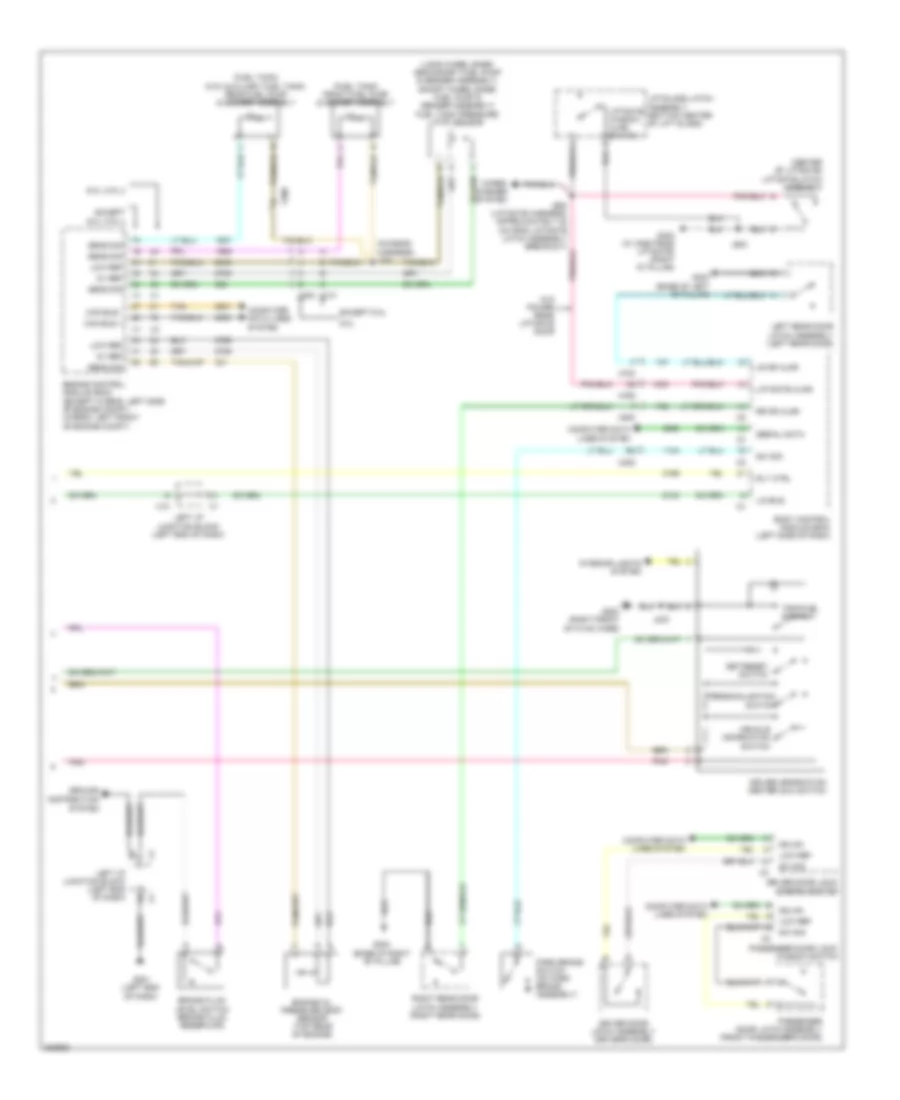 Instrument Cluster Wiring Diagram 2 of 2 for Chevrolet Tahoe 2011
