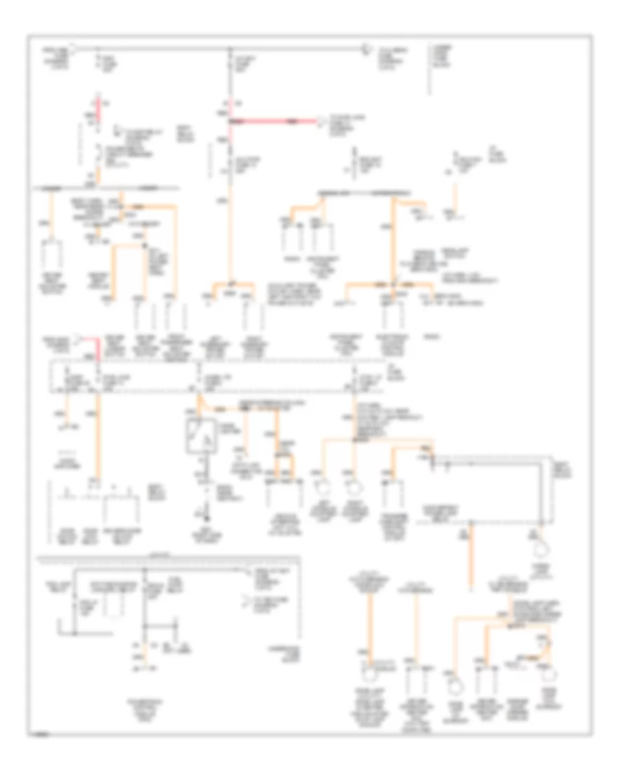 Power Distribution Wiring Diagram 3 of 5 for Chevrolet S10 Pickup 2001