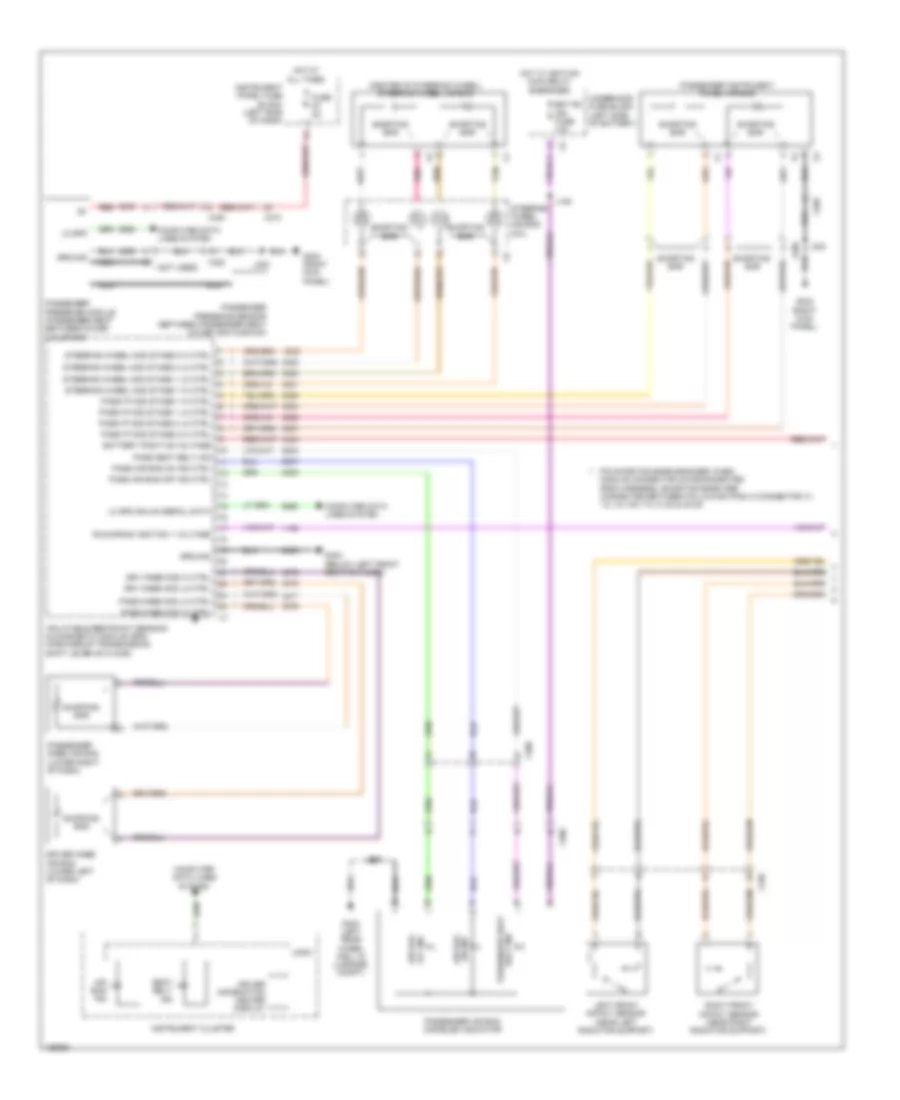 Supplemental Restraints Wiring Diagram 1 of 3 for Chevrolet Malibu LS 2014