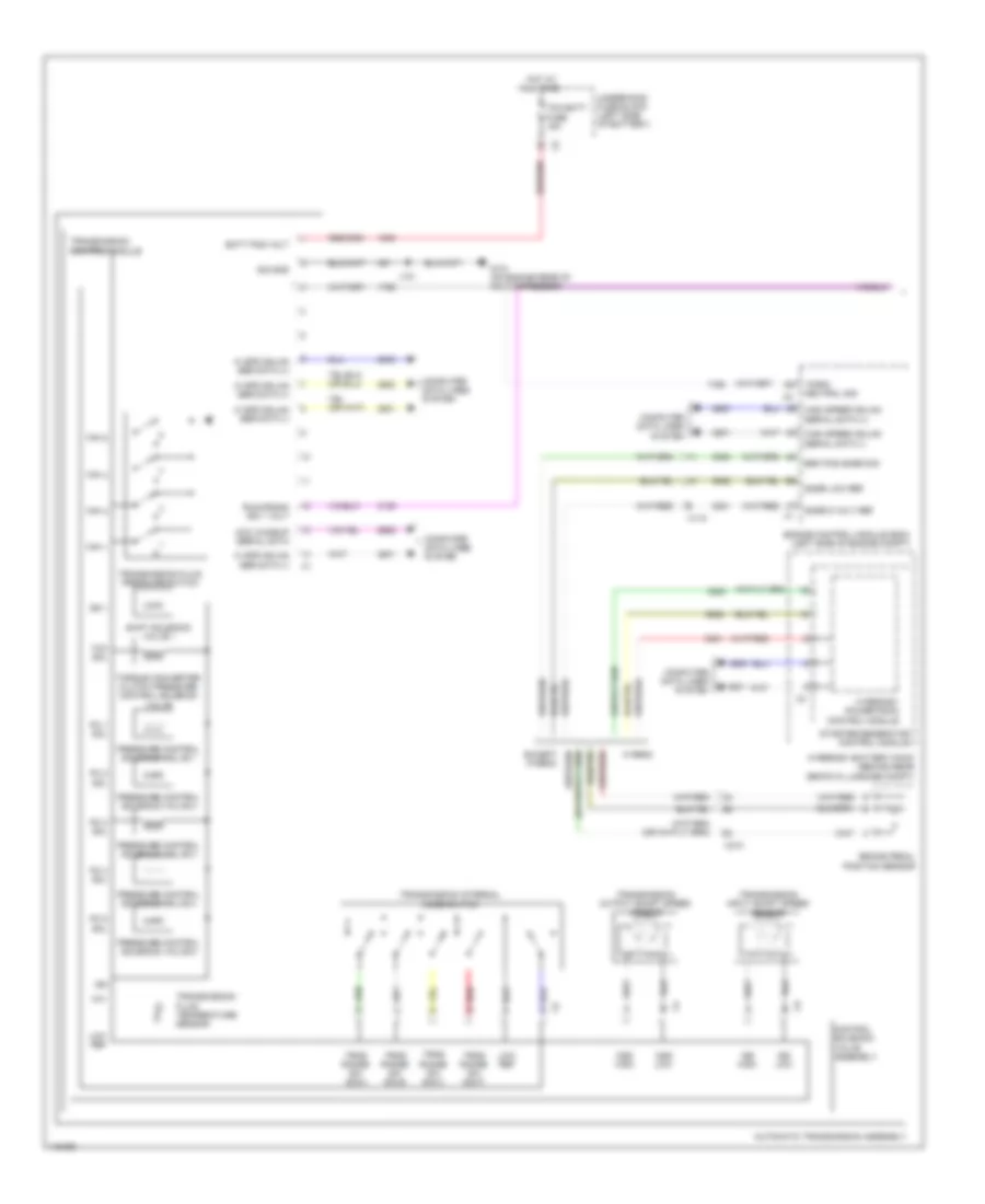 2 4L VIN R Transmission Wiring Diagram 1 of 2 for Chevrolet Malibu LS 2014