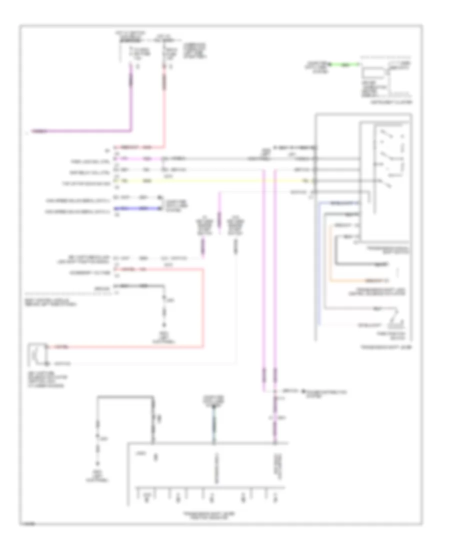 2.4L VIN R, Transmission Wiring Diagram (2 of 2) for Chevrolet Malibu LS 2014