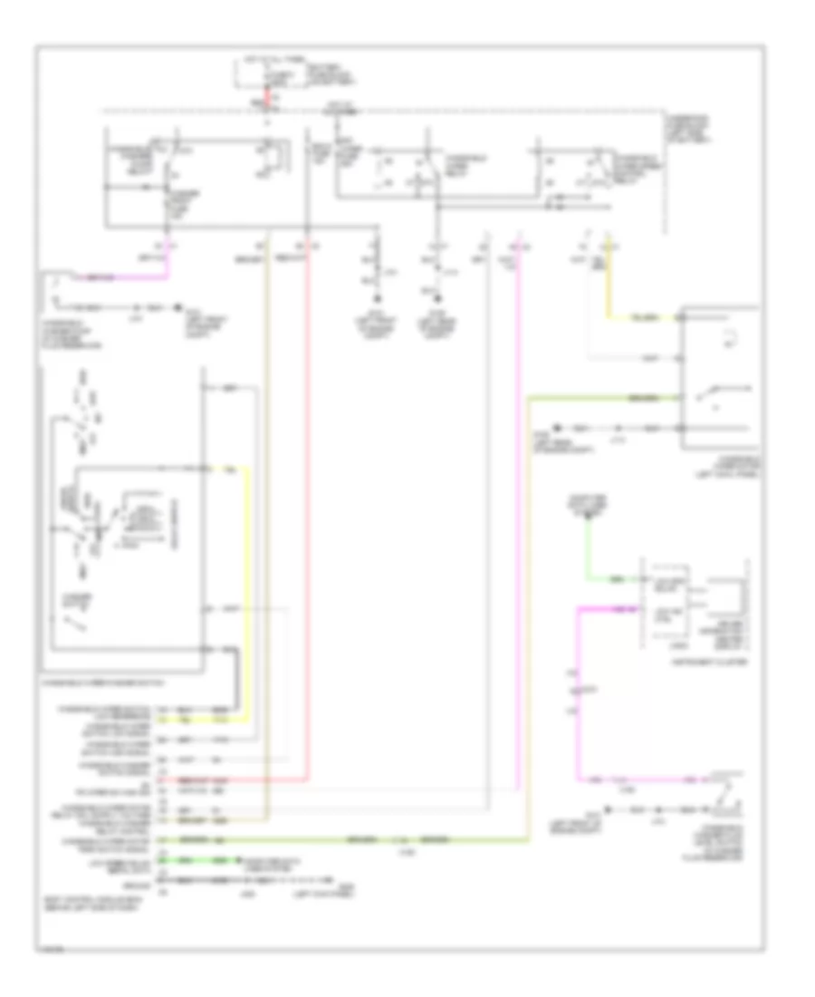 Wiper Washer Wiring Diagram for Chevrolet Malibu LS 2014
