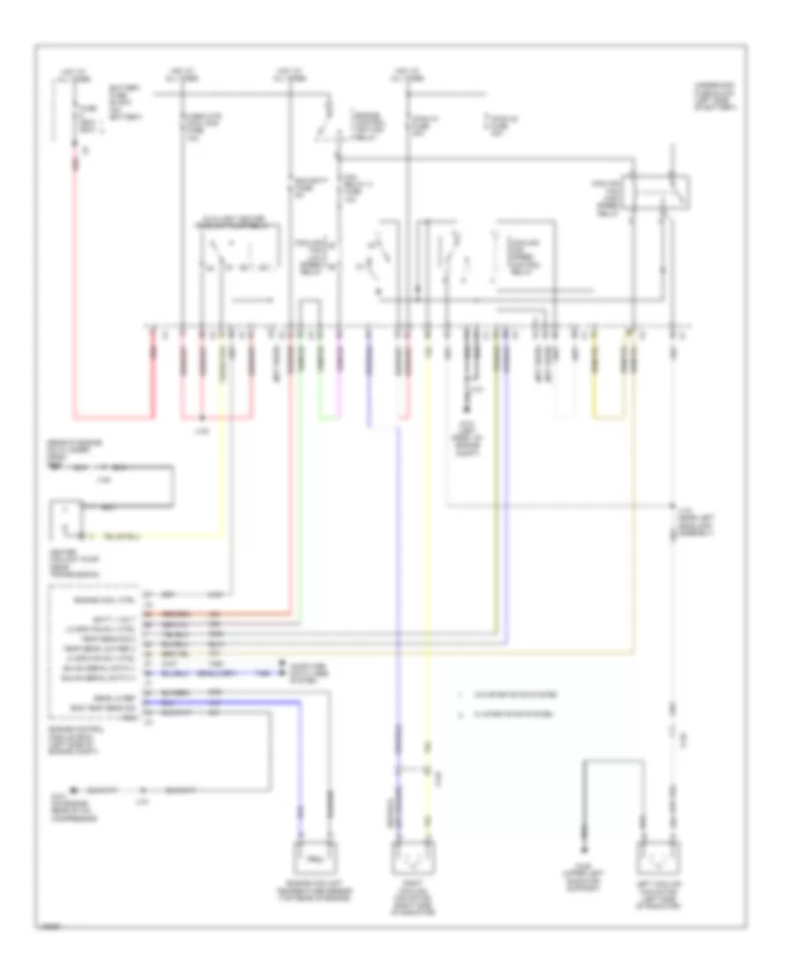 Cooling Fan Wiring Diagram for Chevrolet Malibu LS 2014