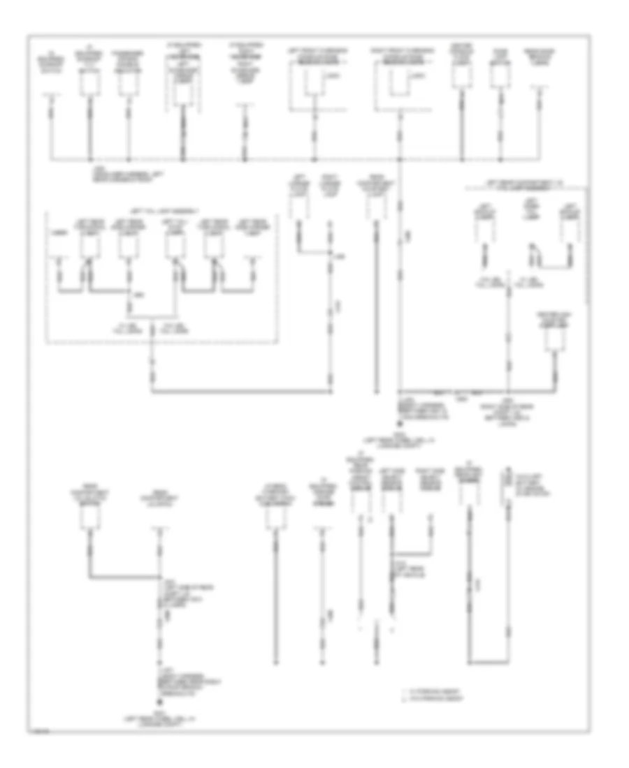 Ground Distribution Wiring Diagram (6 of 6) for Chevrolet Malibu LS 2014