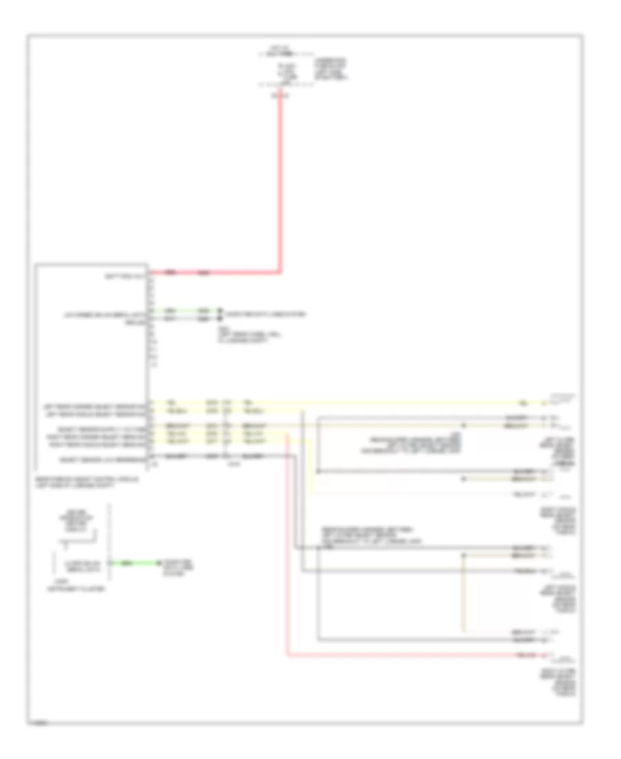Parking Assistant Wiring Diagram for Chevrolet Malibu LS 2014