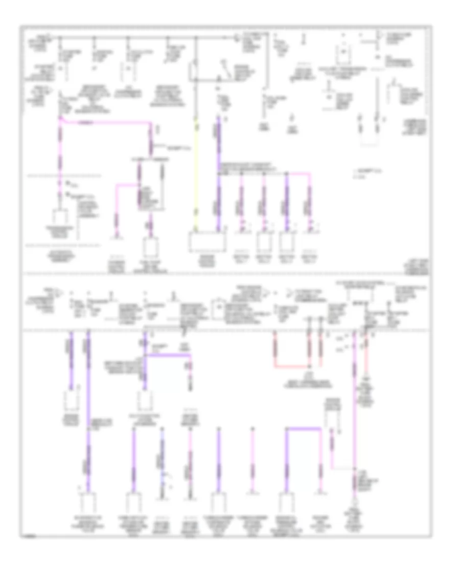 Power Distribution Wiring Diagram (3 of 6) for Chevrolet Malibu LS 2014