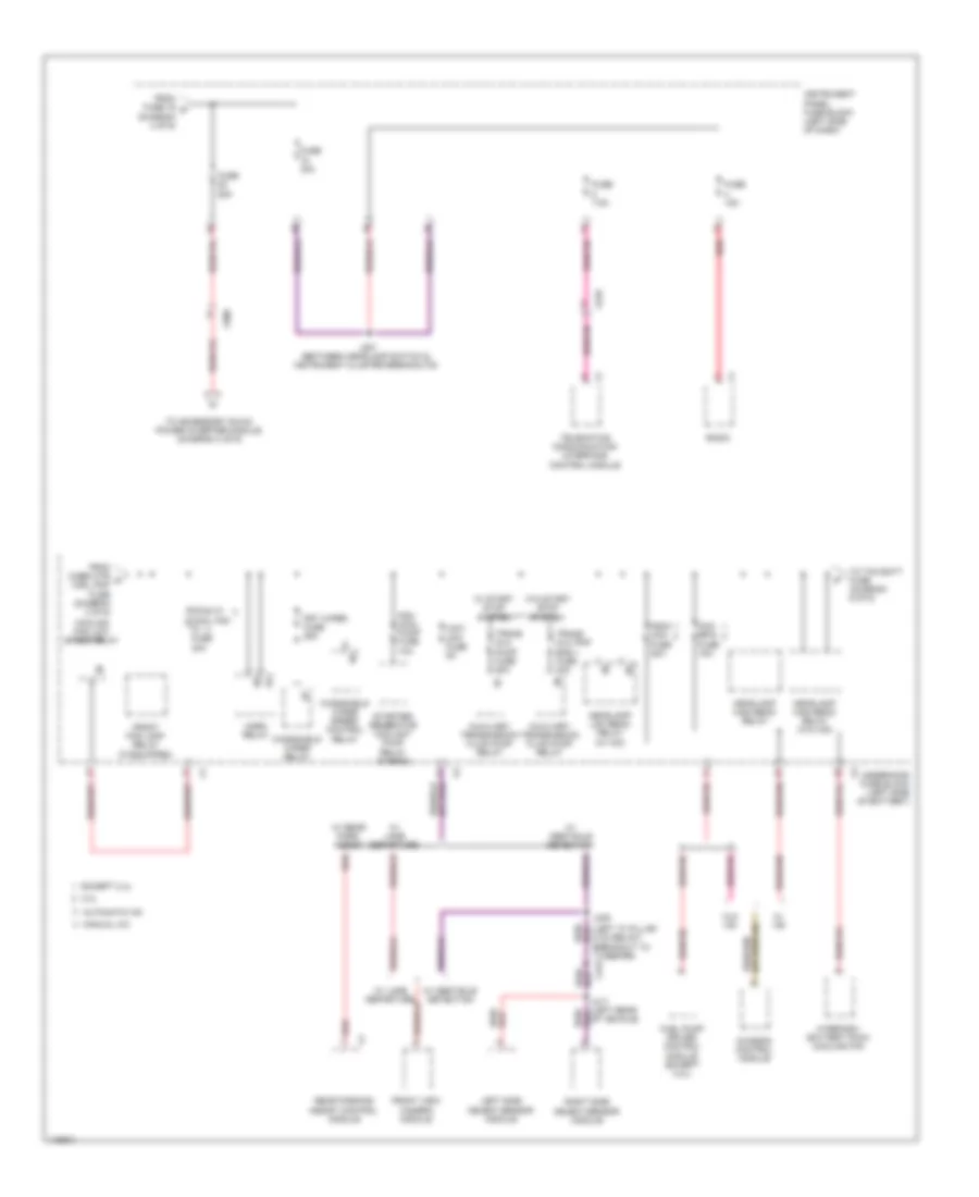 Power Distribution Wiring Diagram 5 of 6 for Chevrolet Malibu LS 2014