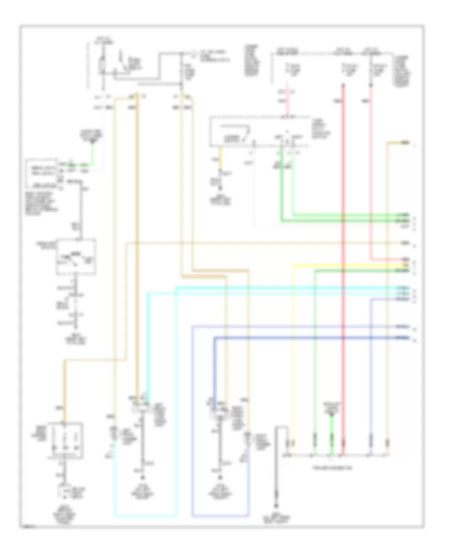 Exterior Lamps Wiring Diagram 1 of 3 for Chevrolet Tahoe 2004