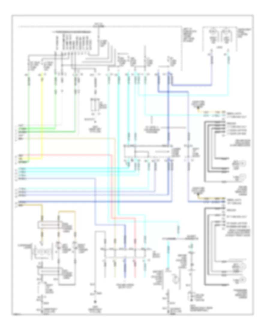 Exterior Lamps Wiring Diagram (3 of 3) for Chevrolet Tahoe 2004