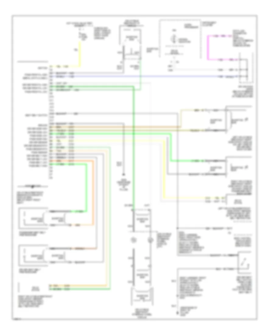 Supplemental Restraint Wiring Diagram for Chevrolet Venture 2000