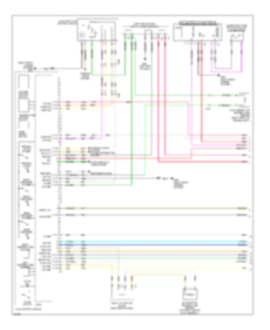 Manual AC Wiring Diagram (1 of 4) for Chevrolet Suburban C1500 2013