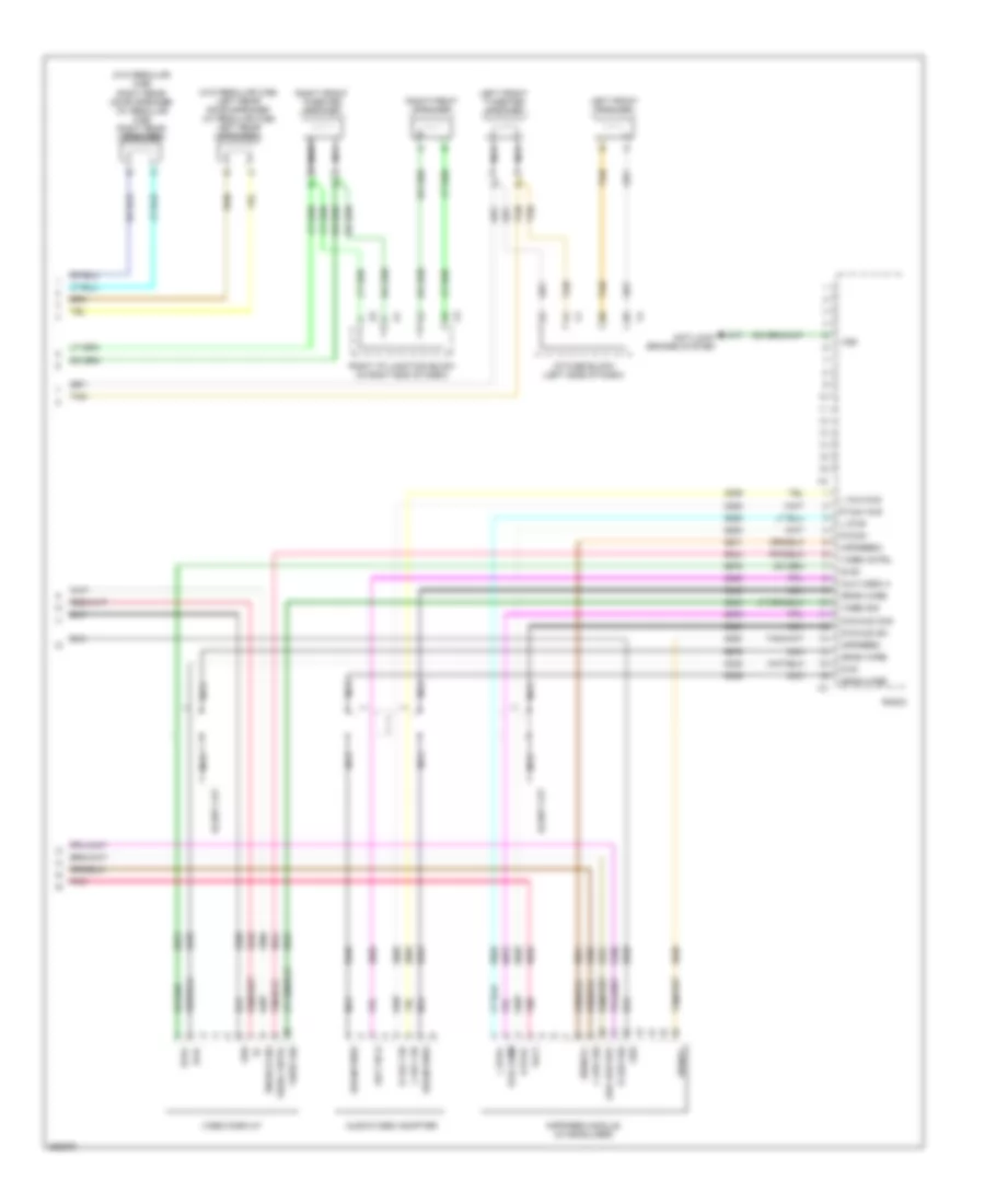 Radio Wiring Diagram without Y91  without UQA 3 of 3 for Chevrolet Silverado HD 2007 2500