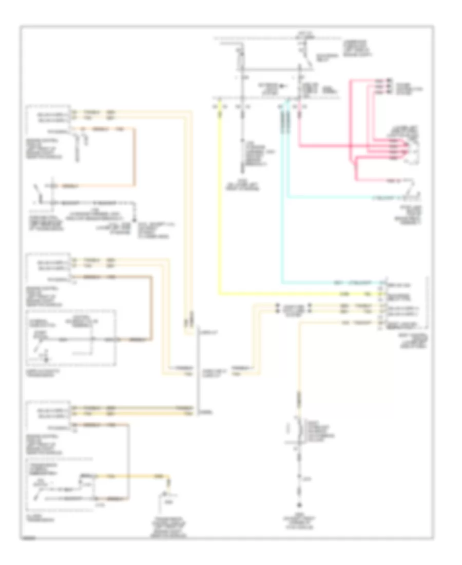 Shift Interlock Wiring Diagram for Chevrolet Silverado HD 2007 2500