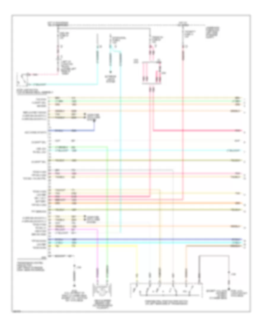 4 3L VIN X A T Wiring Diagram 1 of 2 for Chevrolet Silverado HD 2007 2500