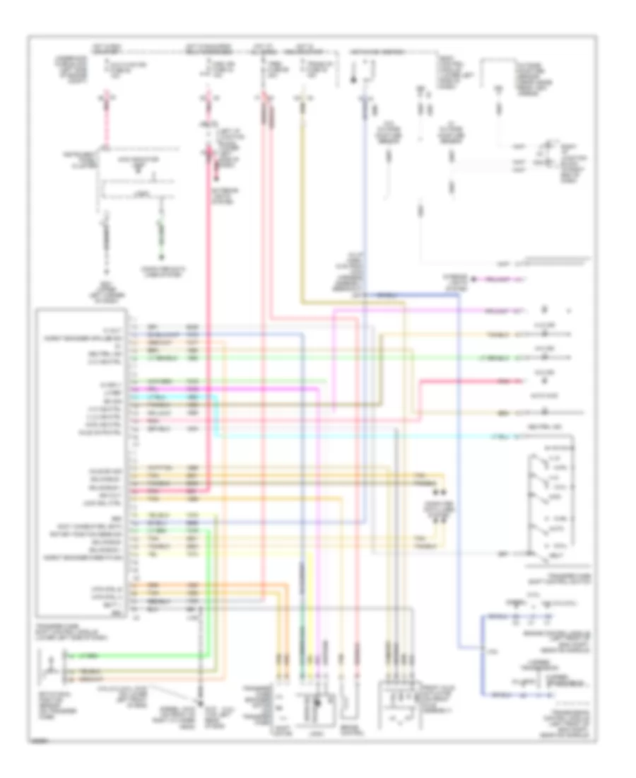 4 3L VIN X Transfer Case Wiring Diagram 2 Speed Automatic for Chevrolet Silverado HD 2007 2500