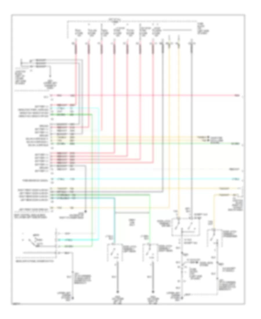 Chime Wiring Diagram without AN3 DL3 Option 1 of 2 for Chevrolet Silverado HD 2007 2500