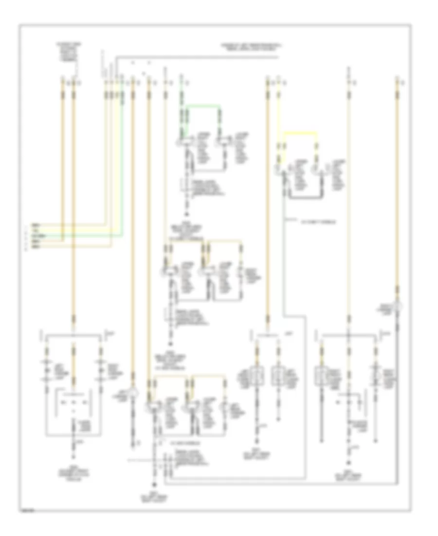 Exterior Lamps Wiring Diagram 3 of 3 for Chevrolet Silverado HD 2007 2500