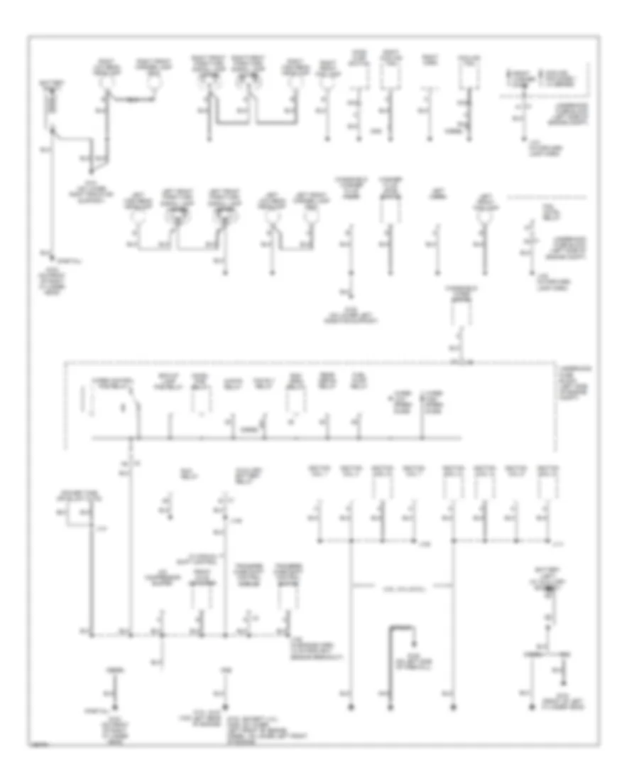 Ground Distribution Wiring Diagram 1 of 6 for Chevrolet Silverado HD 2007 2500