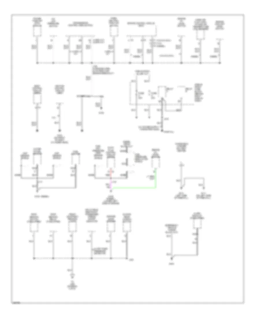 Ground Distribution Wiring Diagram 2 of 6 for Chevrolet Silverado HD 2007 2500