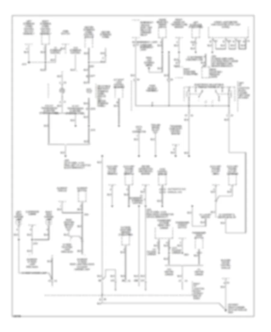 Ground Distribution Wiring Diagram 3 of 6 for Chevrolet Silverado HD 2007 2500