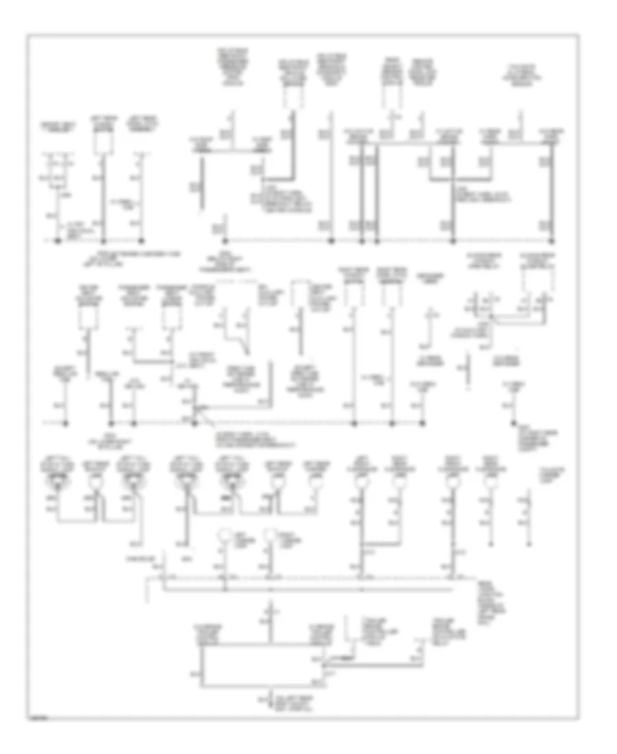 Ground Distribution Wiring Diagram 6 of 6 for Chevrolet Silverado HD 2007 2500