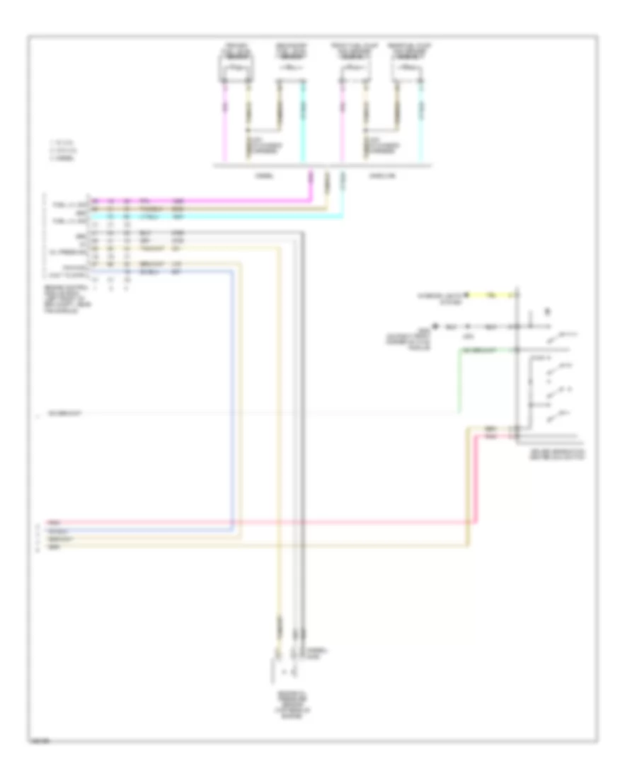 Instrument Cluster Wiring Diagram 2 of 2 for Chevrolet Silverado HD 2007 2500