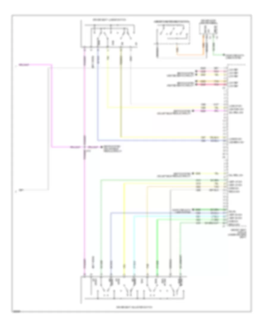 Driver s Memory Seat Wiring Diagram 2 of 2 for Chevrolet Silverado HD 2007 2500