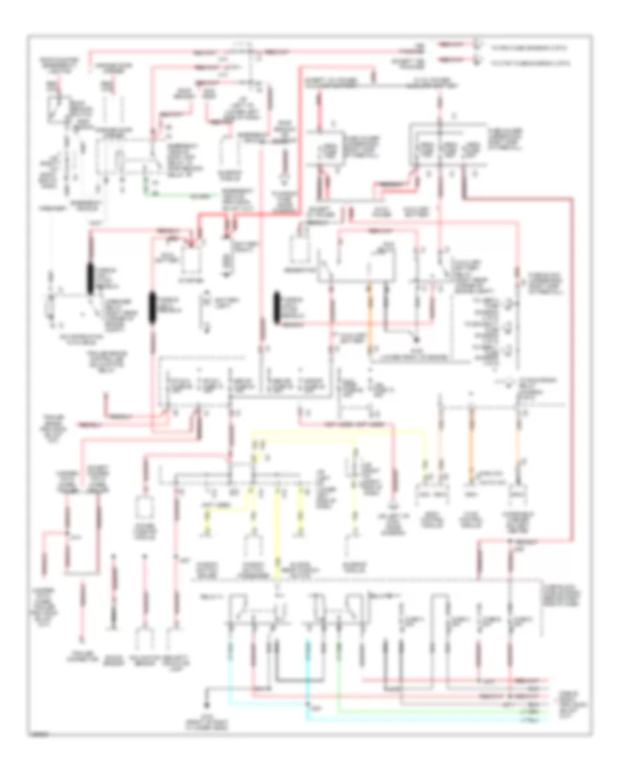 4 3L VIN X Power Distribution Wiring Diagram 1 of 5 for Chevrolet Silverado HD 2007 2500