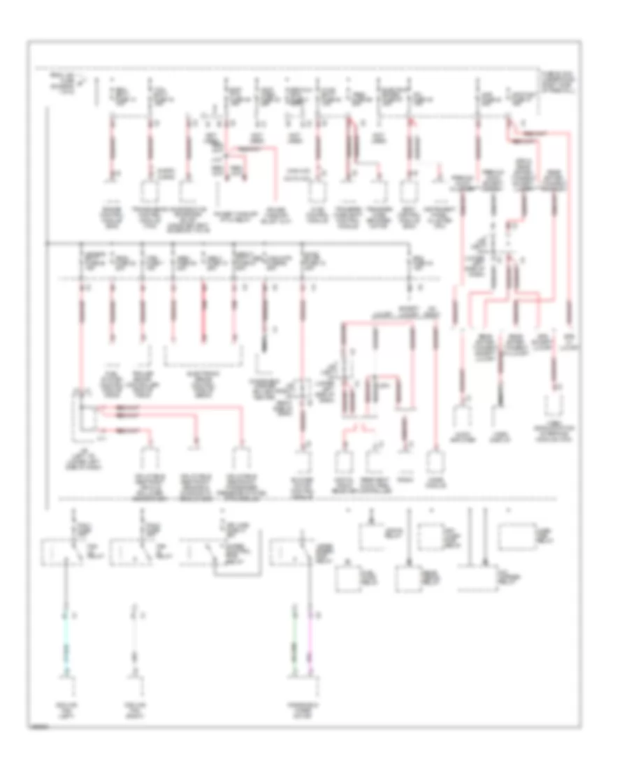 4 3L VIN X Power Distribution Wiring Diagram 3 of 5 for Chevrolet Silverado HD 2007 2500