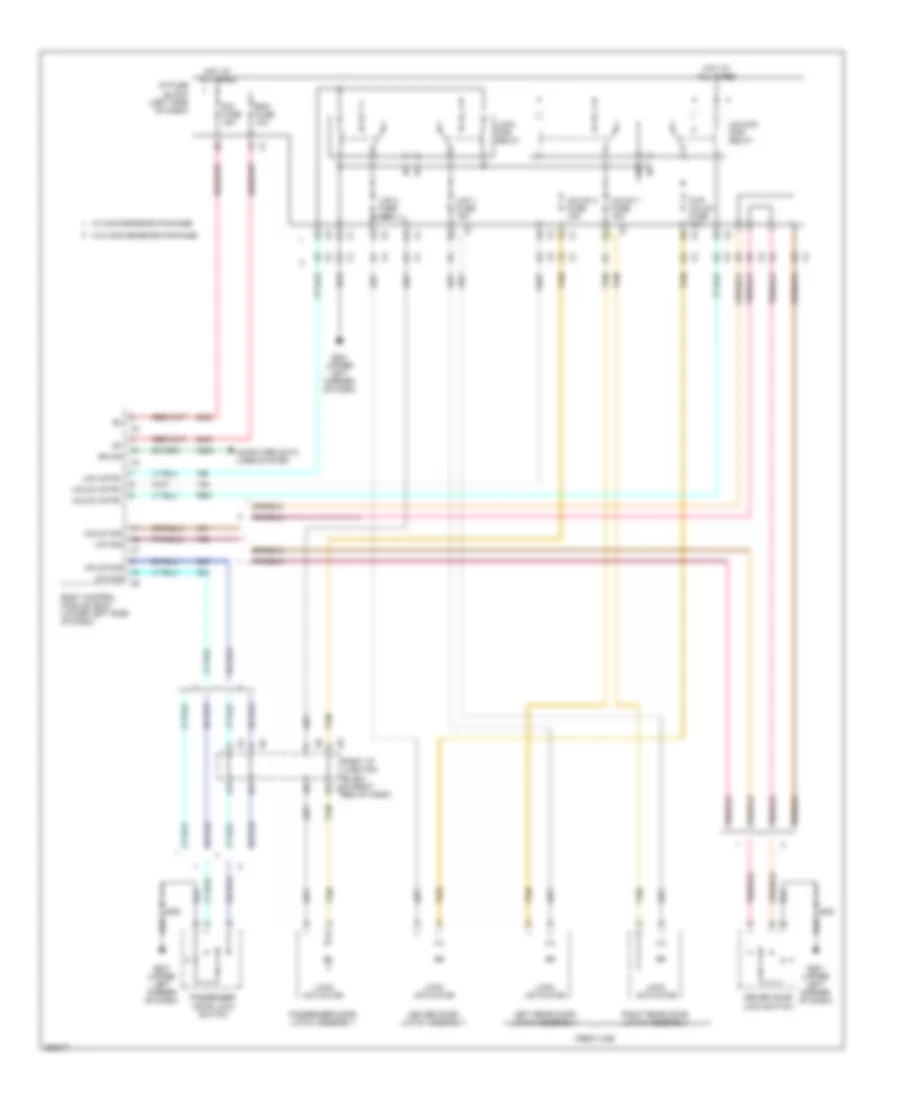 Power Door Locks Wiring Diagram Base Package for Chevrolet Silverado HD 2007 2500