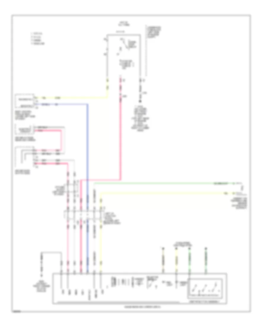 Electrochromic Mirror Wiring Diagram for Chevrolet Silverado HD 2007 2500