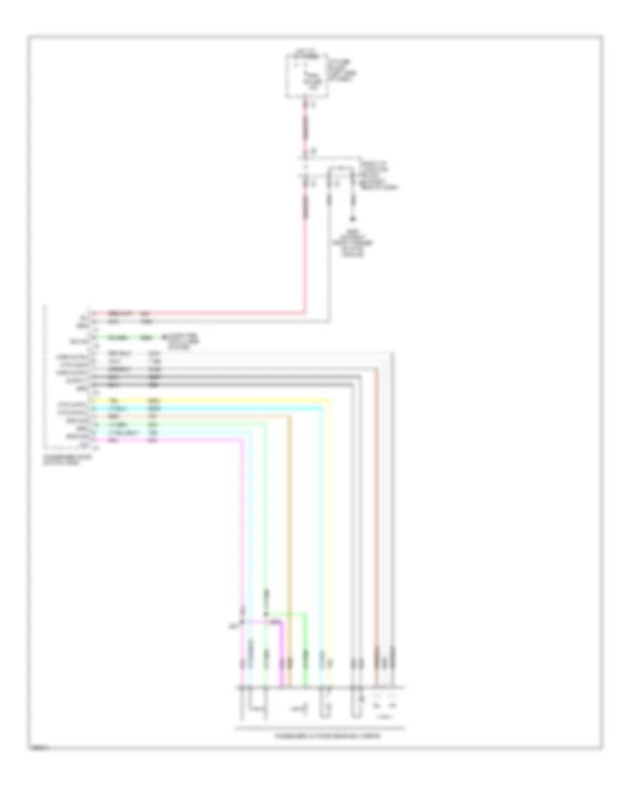 Power Mirrors Wiring Diagram Power Foldiing Mirror 2 of 2 for Chevrolet Silverado HD 2007 2500