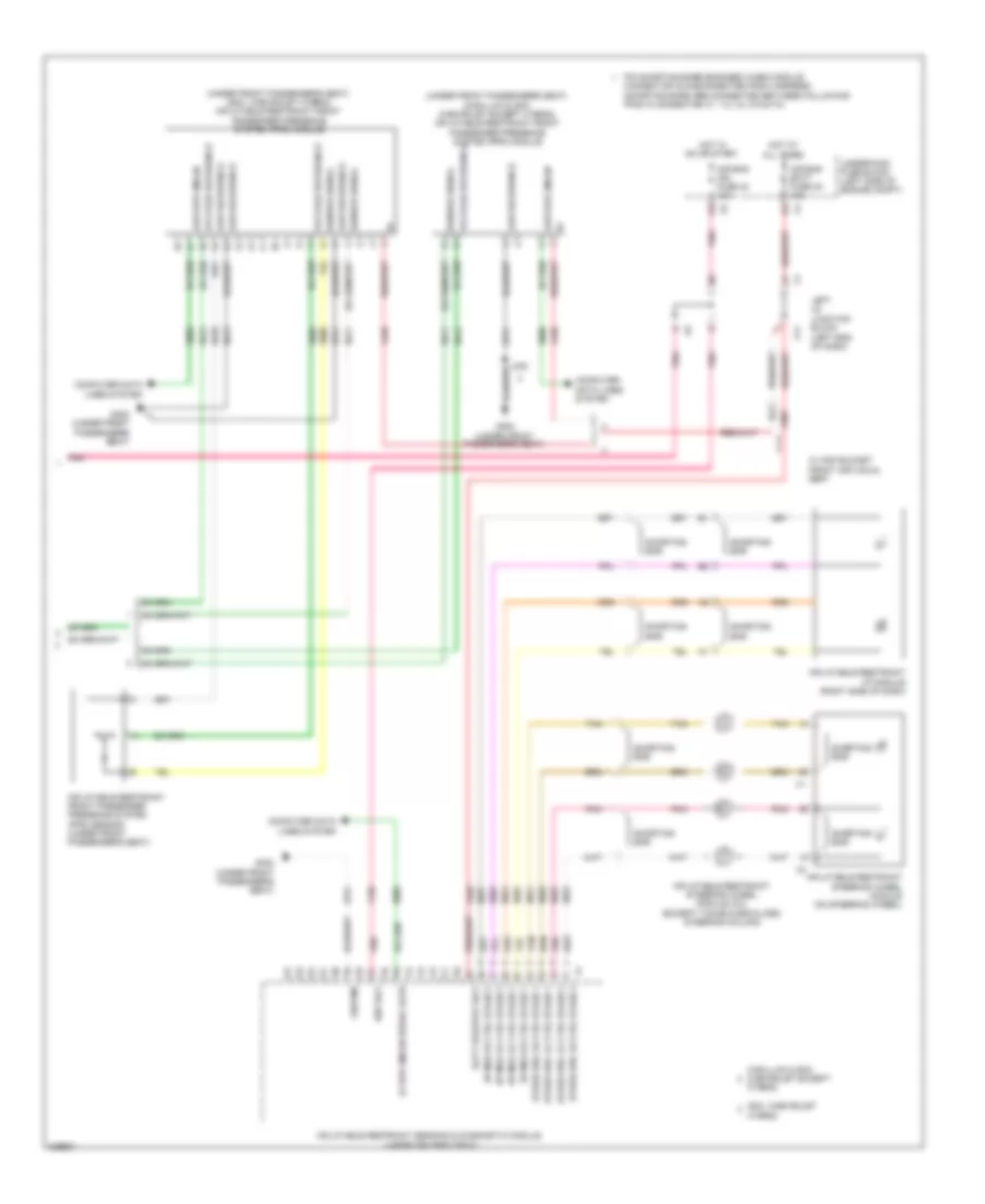 Supplemental Restraints Wiring Diagram (3 of 3) for Chevrolet Tahoe Hybrid 2011