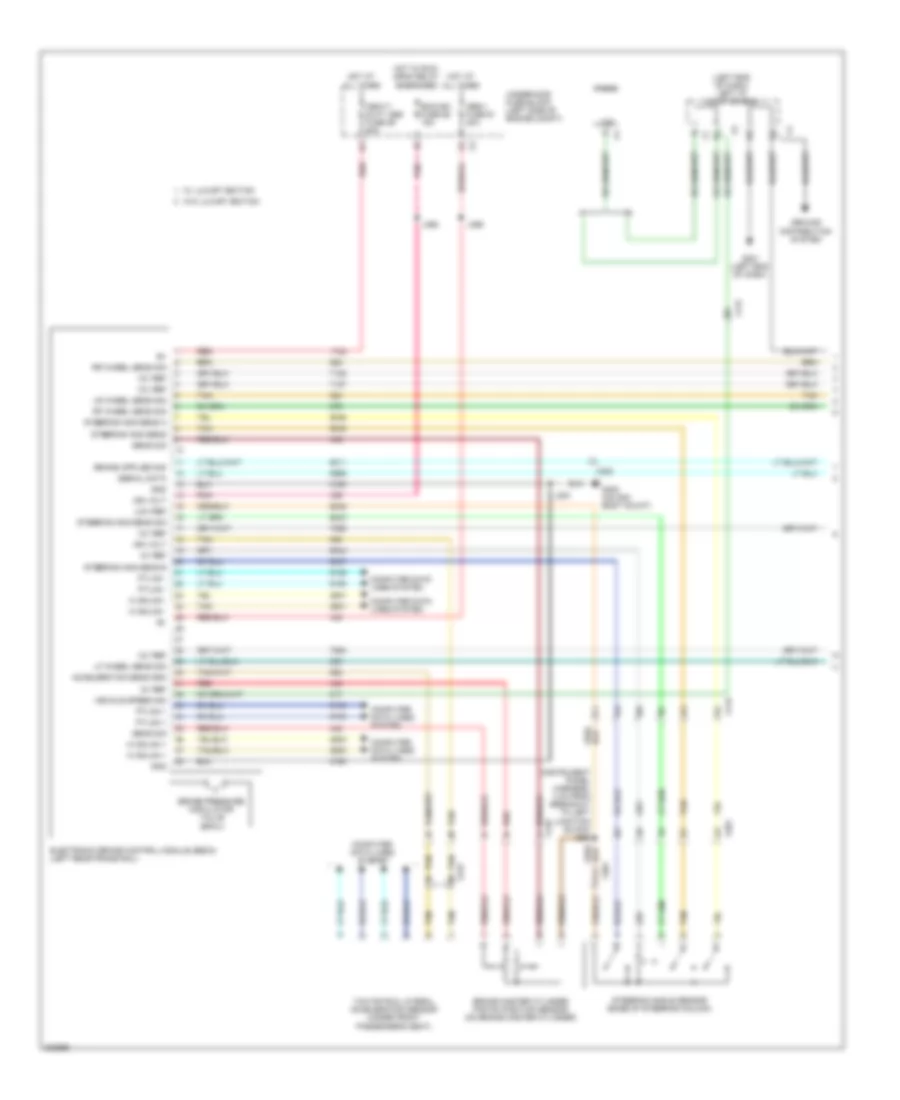 Anti Lock Brake Wiring Diagram Hybrid 1 of 2 for Chevrolet Tahoe Hybrid 2011