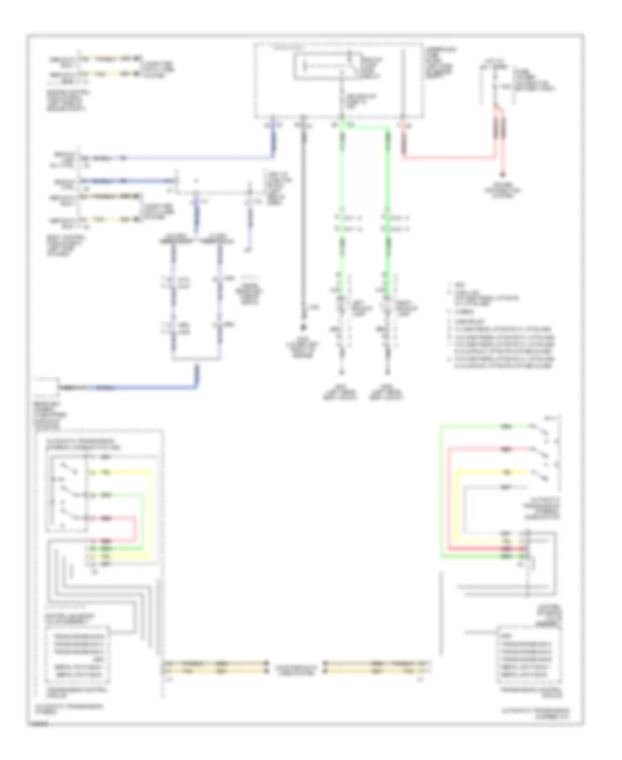 Backup Lamps Wiring Diagram for Chevrolet Tahoe Hybrid 2011