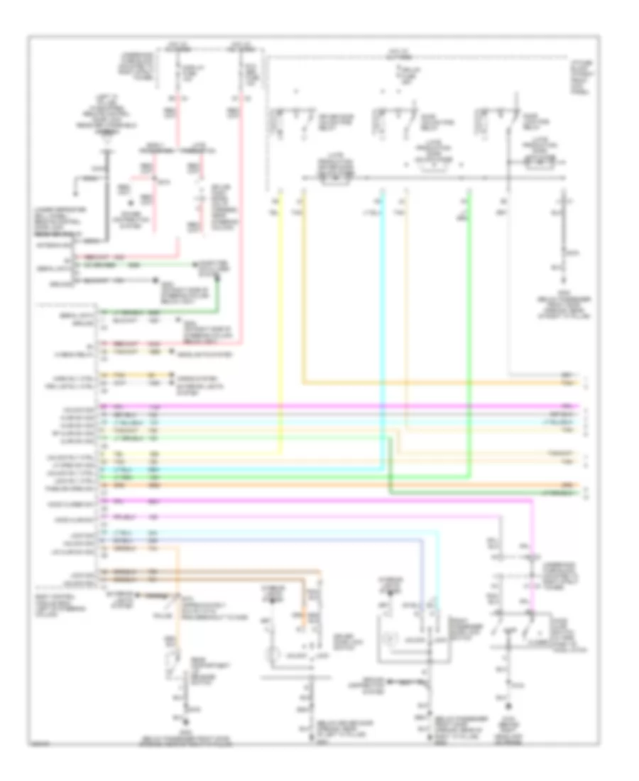 Forced Entry Wiring Diagram 1 of 2 for Chevrolet Impala LS 2006