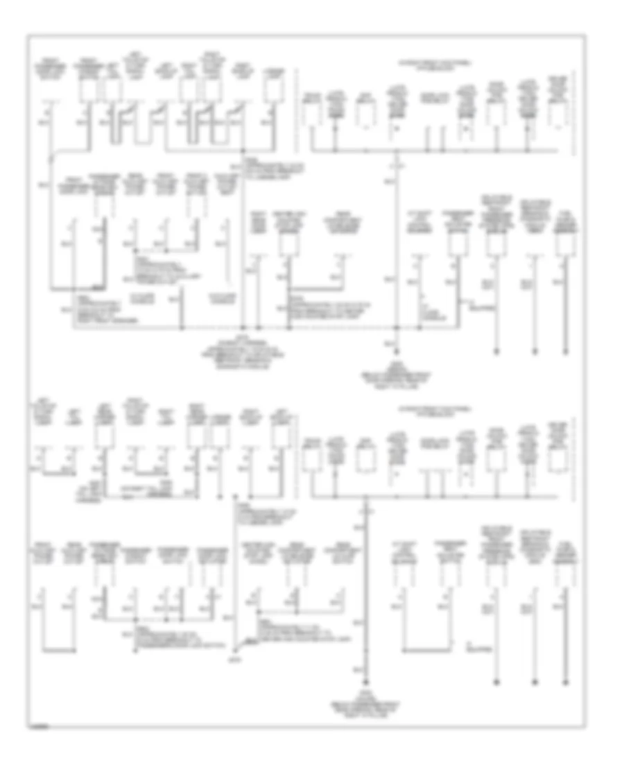 Ground Distribution Wiring Diagram (2 of 3) for Chevrolet Impala LS 2006