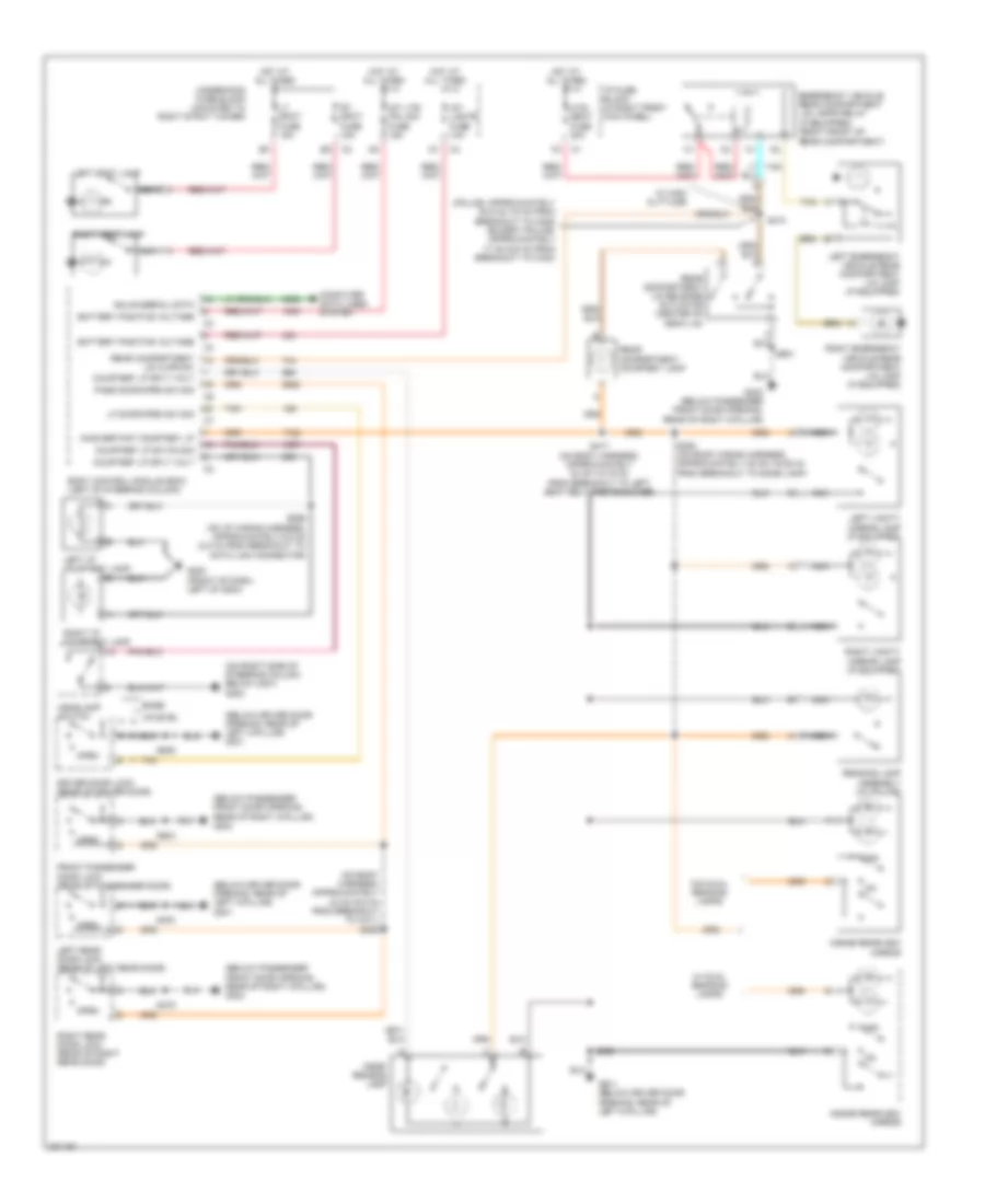 Courtesy Lamps Wiring Diagram for Chevrolet Impala LS 2006