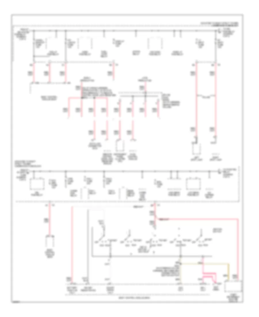 Power Distribution Wiring Diagram (3 of 4) for Chevrolet Impala LS 2006
