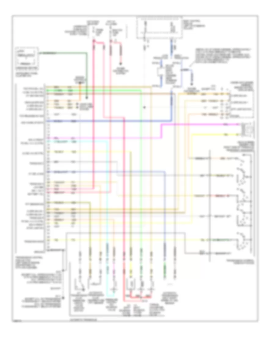 A T Wiring Diagram for Chevrolet Impala LS 2006
