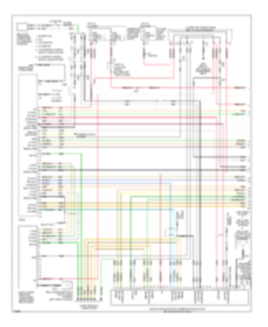 Navigation Wiring Diagram with UQA without UYS  Y91 1 of 3 for Chevrolet Silverado LT 2013 1500