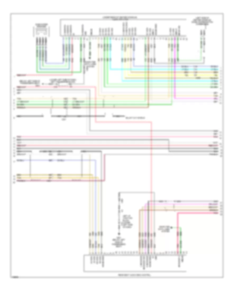 Navigation Wiring Diagram, with UYS, Y91  UQA (3 of 5) for Chevrolet Silverado 1500 LT 2013