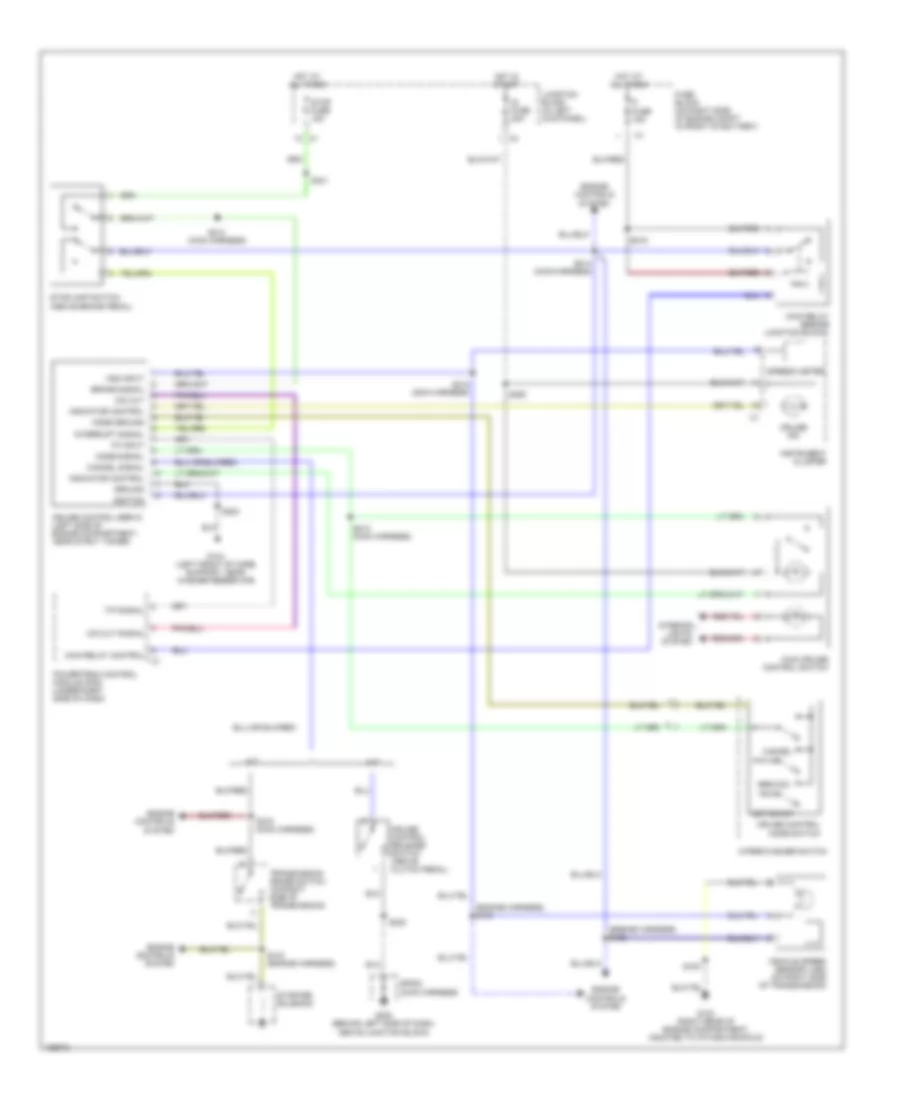 Cruise Control Wiring Diagram for Chevrolet Tracker 2004