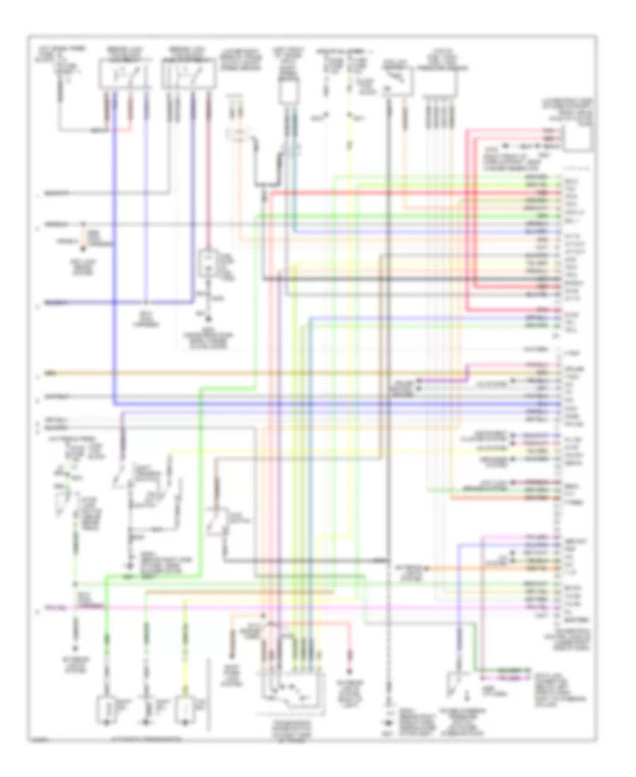 2.5L VIN 4, Engine Performance Wiring Diagram (3 of 3) for Chevrolet Tracker 2004