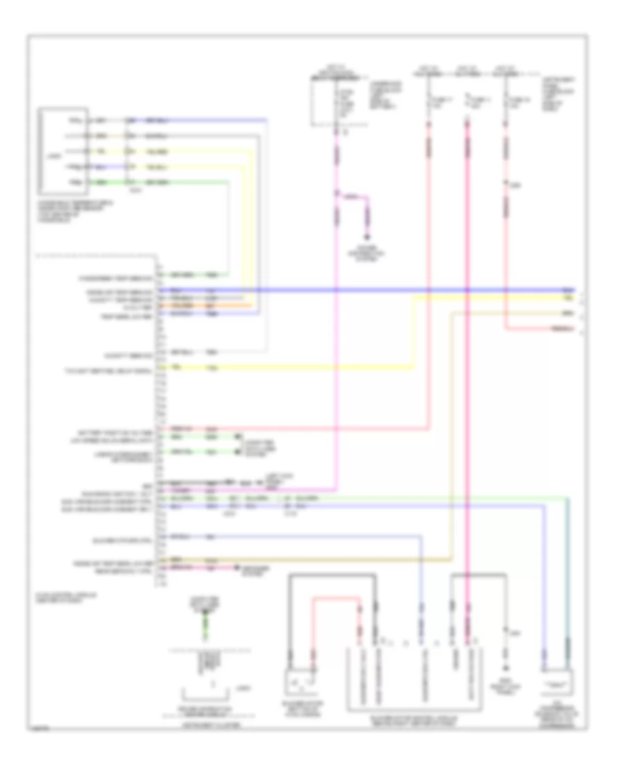 Automatic AC Wiring Diagram (1 of 4) for Chevrolet Malibu LT 2014