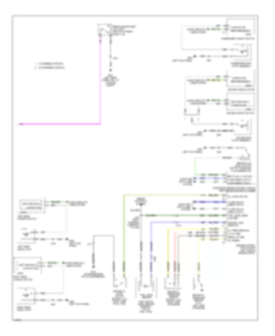 Instrument Cluster Wiring Diagram 2 of 2 for Chevrolet Malibu LT 2014