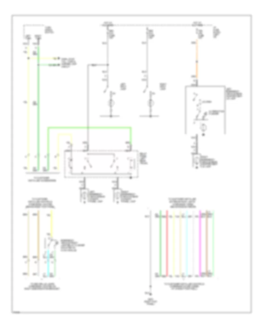 Accessory Lamps Wiring Diagram for Chevrolet Caprice Classic 1995